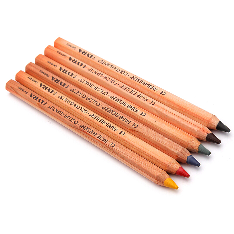 藝雅（LYRA） L3931060 兒童學(xué)生繪畫涂色 原木色彩色鉛筆 6色_http://bzsa.cn/img/sp/110/a65ce989-a585-48c5-80be-0db7b941478a.jpg