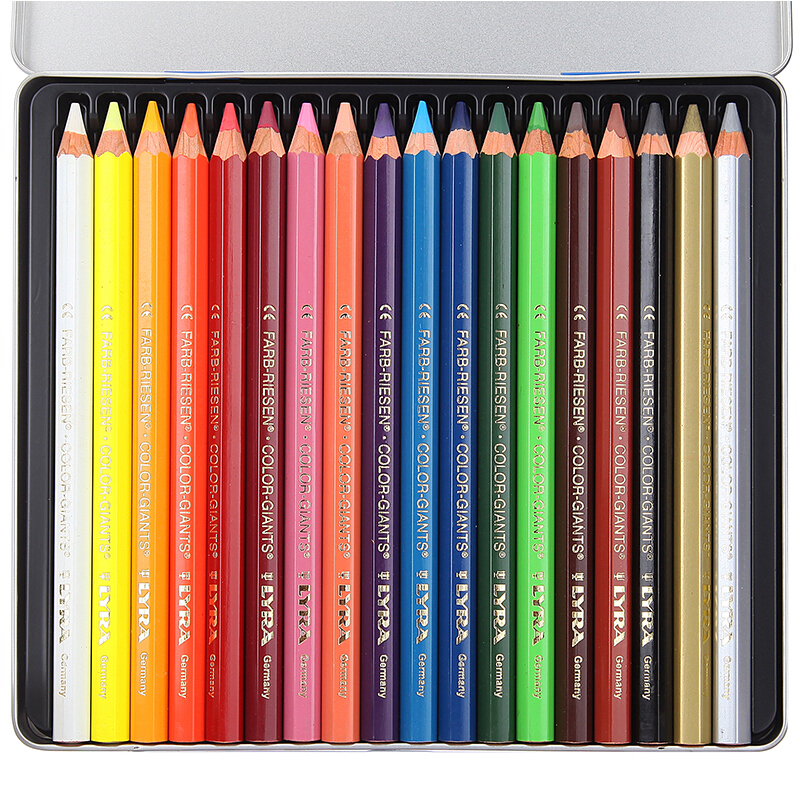 藝雅（LYRA） L3941181 兒童學(xué)生繪畫涂色 大粗桿彩色鉛筆 18色_http://bzsa.cn/img/sp/110/e6795fec-229b-479d-92b2-1ef1ce80cc3f.jpg