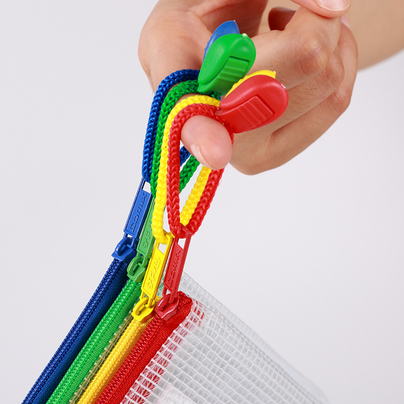 齊心（COMIX） A1158 A6防潮網(wǎng)格拉鏈袋/文件袋/資料袋 顏色隨機175*125mm 10個/包_http://bzsa.cn/img/sp/124/f8d06e61-bd38-4d10-899a-9a0f4e16fa3d.jpg