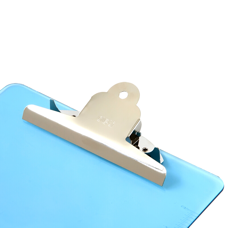 得力（deli） 9252 透明書寫板夾(粉藍)適用A4紙_http://bzsa.cn/img/sp/127/7a5b1c51-6962-496e-aa9c-8a51c60f00c3.jpg