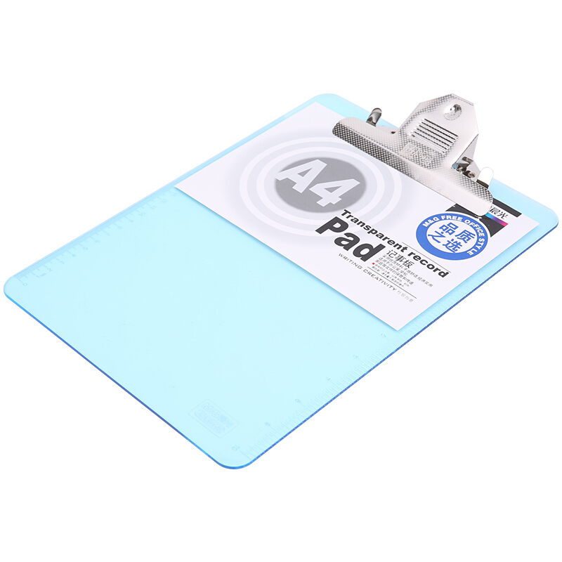 晨光（M&G） ADM94563 A4透明刻度尺記事板夾文件夾 顏色隨機(jī)_http://bzsa.cn/img/sp/127/a92db6bb-a1f9-4ecb-aeea-61bd7ffa491b.jpg