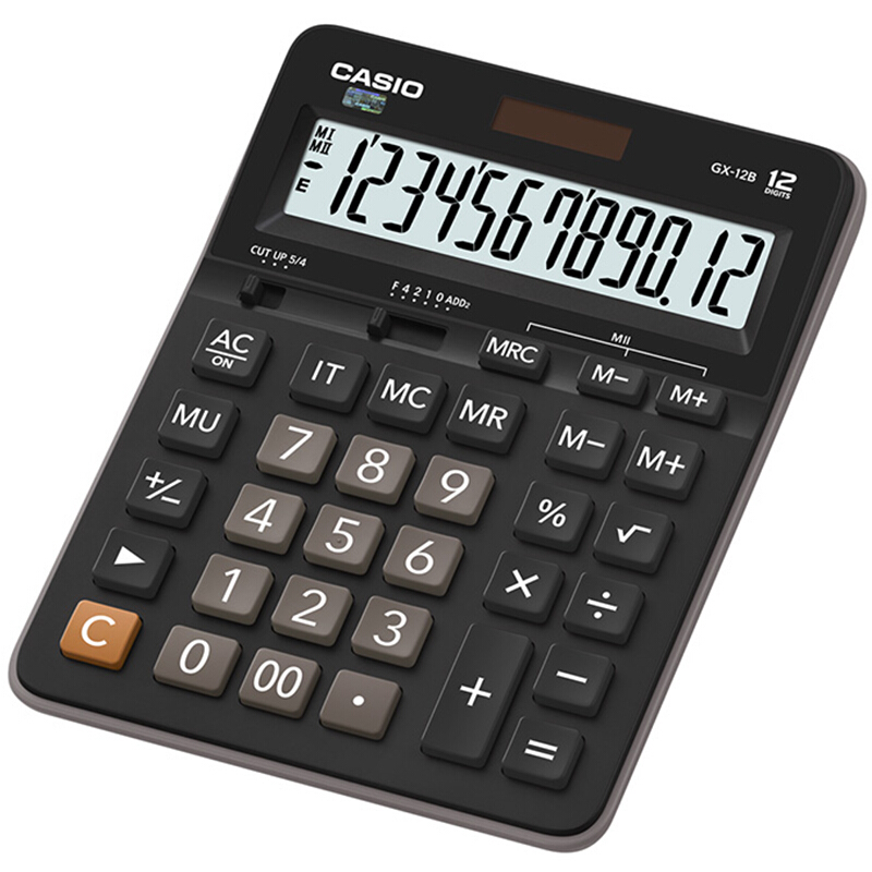 卡西歐（CASIO） GX-12B 商務(wù)計算器 超大型機(jī) 黑色 GX-12BS升級款_http://bzsa.cn/img/sp/139/749ba5e3-c7dc-476b-867e-645f45aab349.jpg