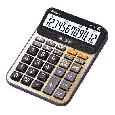 卡西歐（CASIO） MY-120B 語音計(jì)算器 金色_http://bzsa.cn/img/sp/139/cf68f137-a2eb-4e93-b1d1-92538f28ffe7.jpg