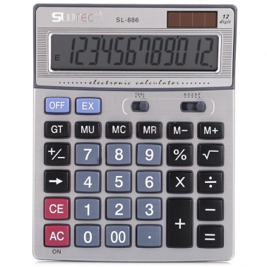 世龍達（（SLDTEC）） SL-886 辦公商務(wù)大顯示屏計算器 12位_http://bzsa.cn/img/sp/139/e981a35f-8da8-4469-8574-f4f57d801d50.jpg