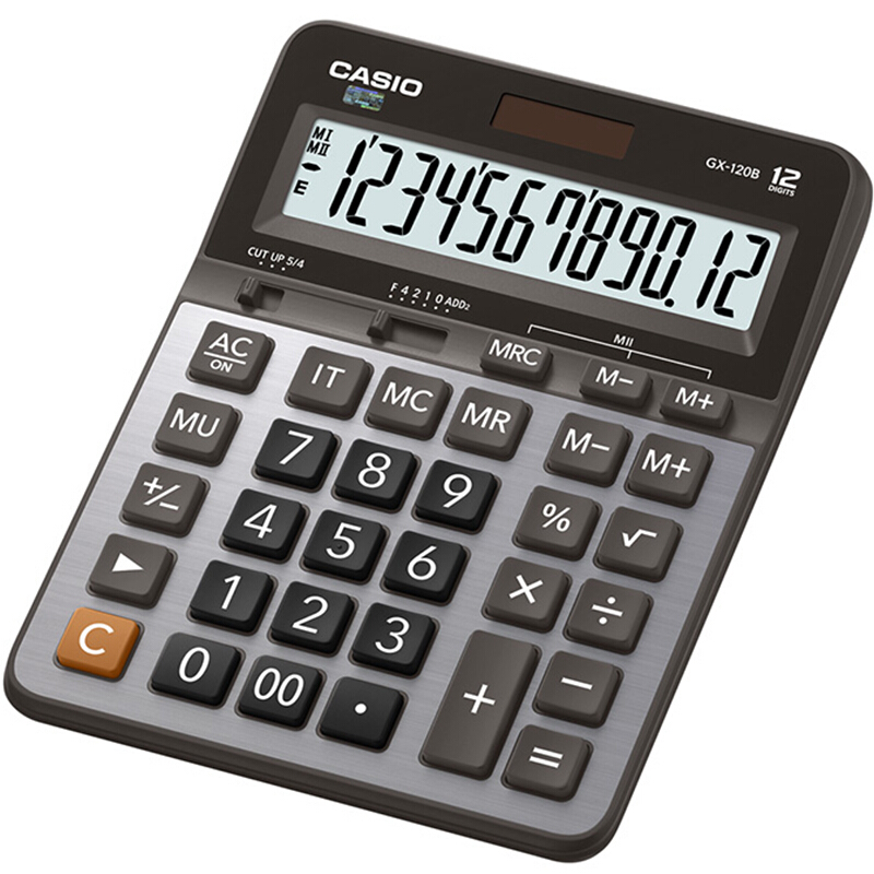 卡西歐（CASIO） GX-120B 商務計算器 超大型機 灰色 GX-120S升級款_http://bzsa.cn/img/sp/139/fc54af12-2e61-497f-9df4-8090fc948c57.jpg