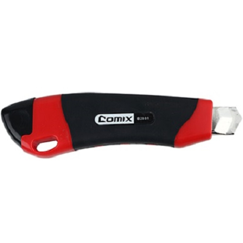 齊心（COMIX） B2801 18mm舒適防滑大號美工刀壁紙刀顏色隨機_http://bzsa.cn/img/sp/142/8c359762-2ae5-487b-813f-477beeefd1d6.jpg