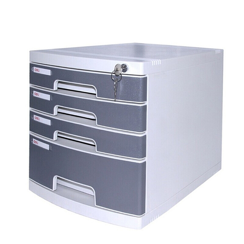 得力（deli） 8854 四層塑料文件柜（帶鎖）灰色_http://bzsa.cn/img/sp/147/efd84160-f6aa-4fc2-bf7d-5058afef1634.jpg