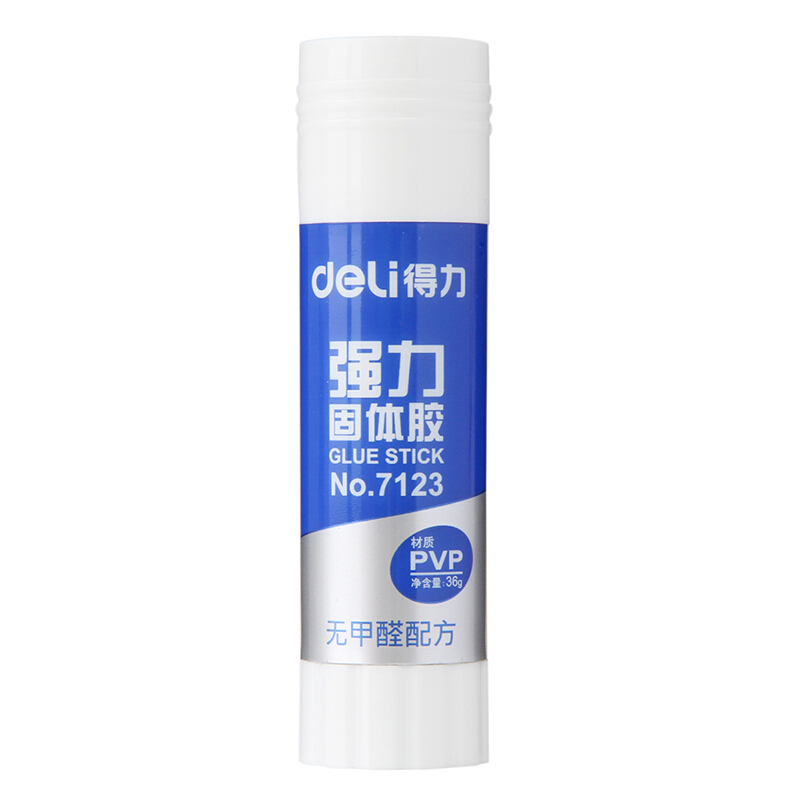 得力（deli） 7123 36g pvp材質(zhì)強(qiáng)粘性固體膠棒_http://bzsa.cn/img/sp/150/0e9432b3-82a5-457a-858c-8783ae2a1f44.jpg