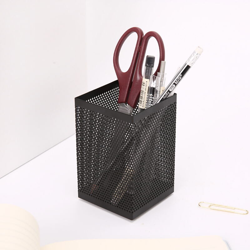 晨光（M&G） ABT98401 金屬網(wǎng)格方形筆筒收納盒 黑色 （ABT98401）_http://bzsa.cn/img/sp/157/52c0ef82-2819-4c7f-96eb-3658f111c2ee.jpg