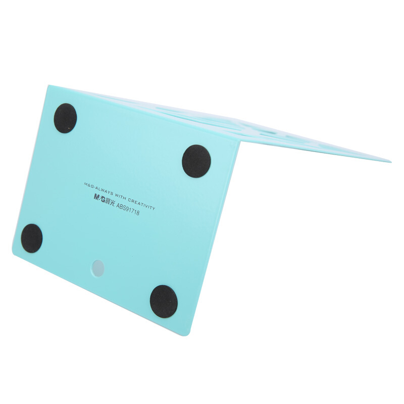 晨光（M&G） ABS91718 樹影金屬鐵書立2片/付 6.8英寸（藍色）_http://bzsa.cn/img/sp/159/0a41a181-5005-4012-853b-60dc3510cde1.jpg