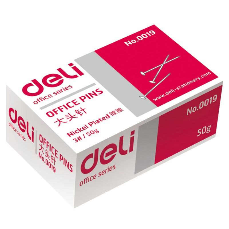 得力（deli） 0019 辦公專用3號鍍鎳裝大頭針 100枚盒 （單盒裝）_http://bzsa.cn/img/sp/160/6b20f41f-3ba9-4e44-ada6-ec62c8656187.jpg