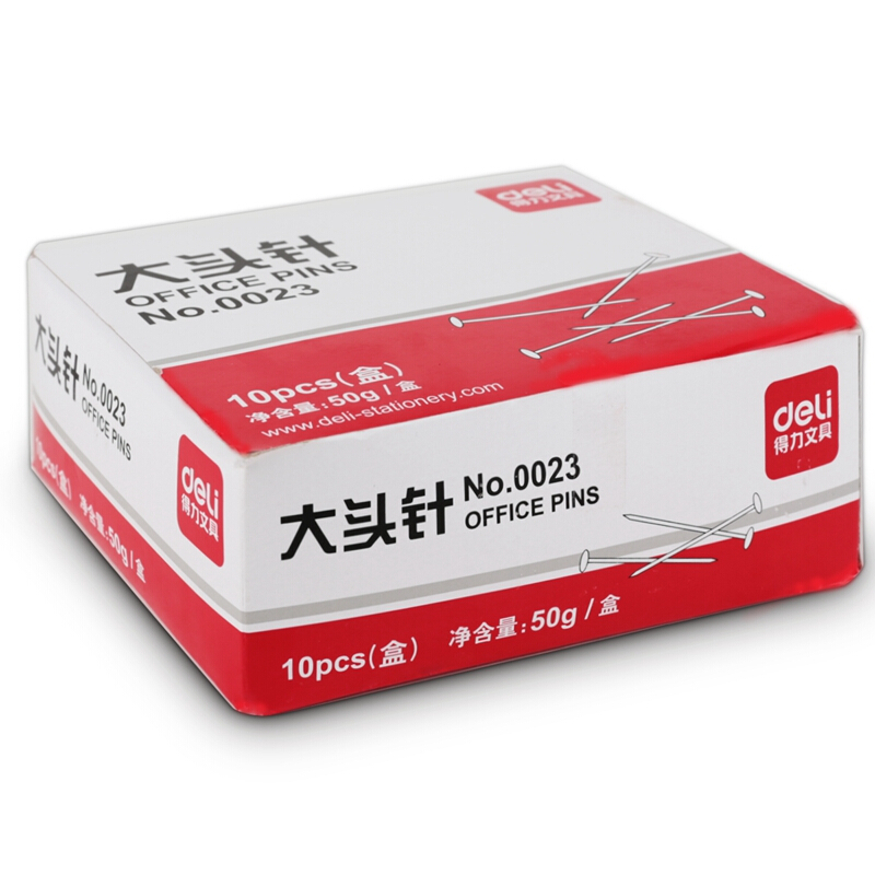 得力（deli） 0023 PP盒裝大頭針 單盒 50g盒 （單盒裝）_http://bzsa.cn/img/sp/160/c52c6dc1-a8e9-412e-ad4d-51670b21def3.jpg
