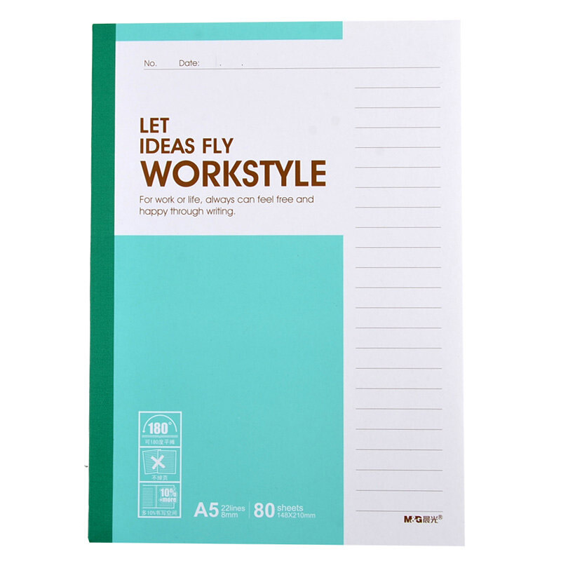 晨光（M&G） APYJU411 辦公無(wú)線裝訂本A5/80頁(yè) 5本/包_http://bzsa.cn/img/sp/161/0c3ec801-67d9-4bcb-9314-69124f00f225.jpg