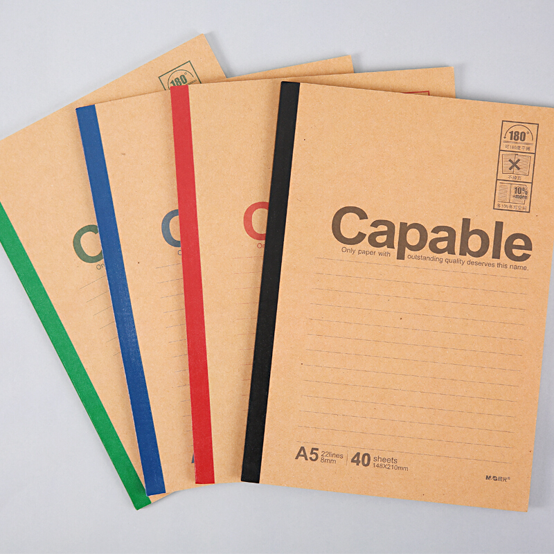 晨光（M&G） APYJQ550 雅致辦公無(wú)線裝訂本A5/40頁(yè) 