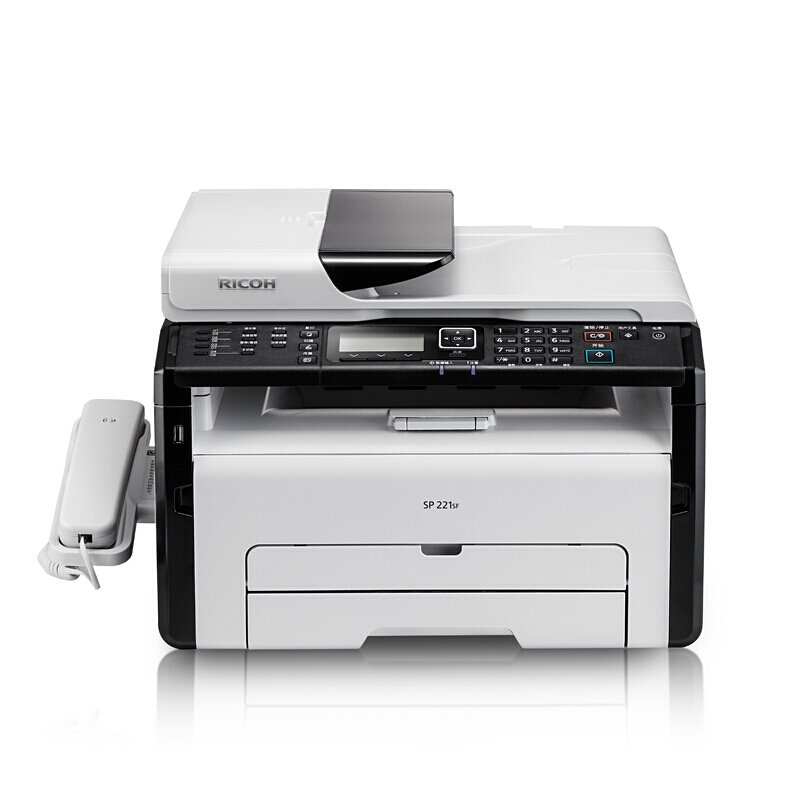 理光（Ricoh） SP221SF 黑白激光一體機(jī) A4幅面（打印/復(fù)印/傳真/掃描）_http://bzsa.cn/img/sp/1717/f877bb9d-cf82-46b2-82d3-9d2452859f12.jpg