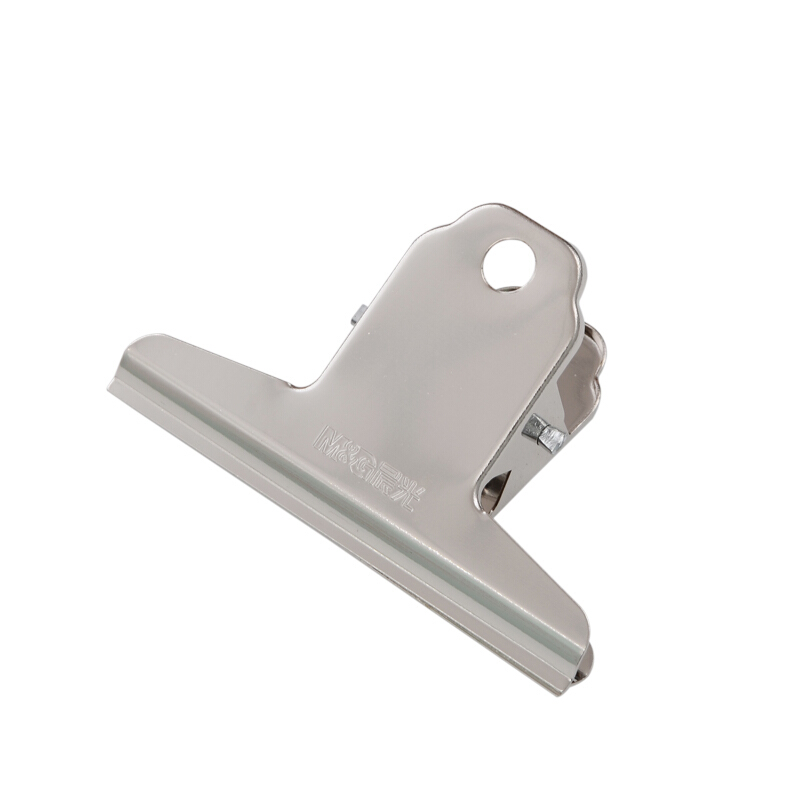 晨光（M&G） ABS92637 3#山形金屬不銹鋼票據(jù)夾 76mm（ABS92637/4只袋） 