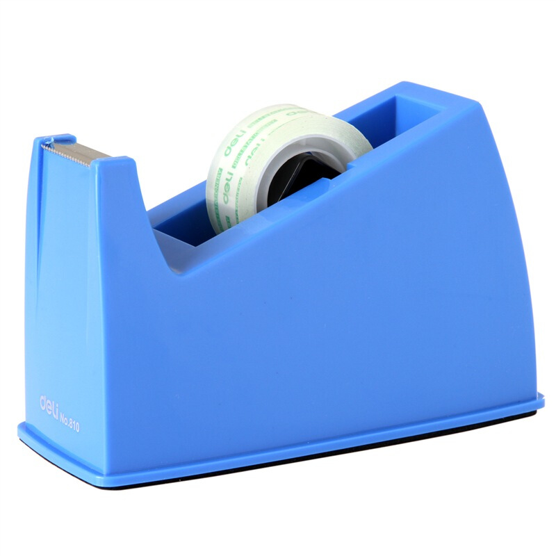 得力（deli） 810 中號膠帶座膠帶切割器 顏色隨機(jī)_http://bzsa.cn/img/sp/205/80ef9455-b554-4fed-a863-dcf798952dfe.jpg