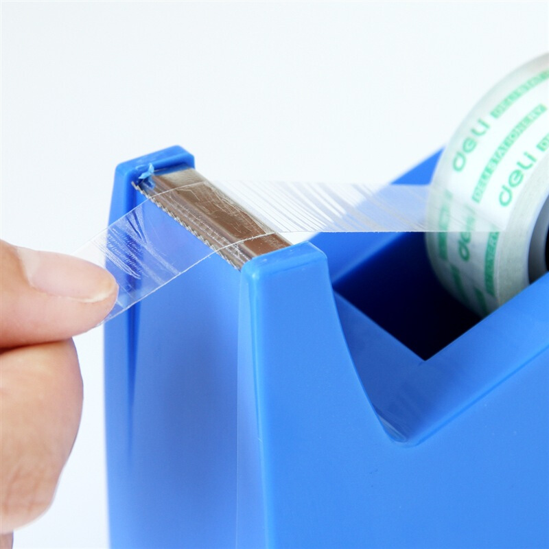 得力（deli） 810 中號膠帶座膠帶切割器 顏色隨機(jī)_http://bzsa.cn/img/sp/205/fefb5f7a-793b-4916-92f5-547fc5399070.jpg