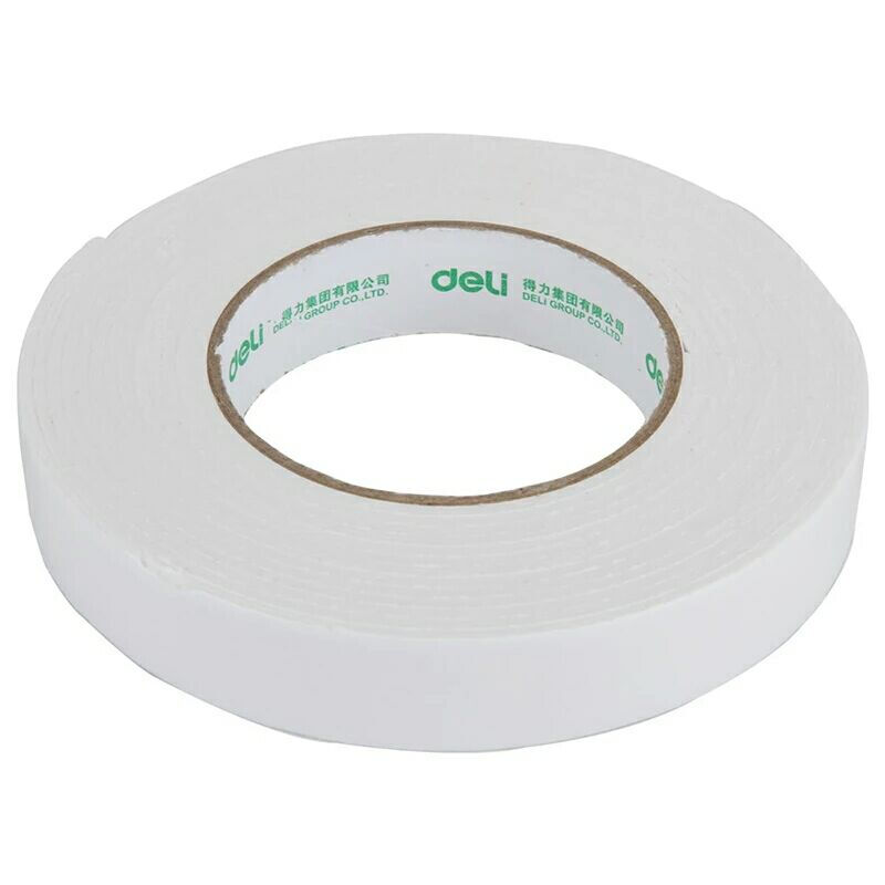 得力（deli） 30410 海綿膠泡棉雙面膠 12mm*5y 1卷裝_http://bzsa.cn/img/sp/208/1da66b8a-b8fb-4c54-8ad3-815d047f0b3d.jpg