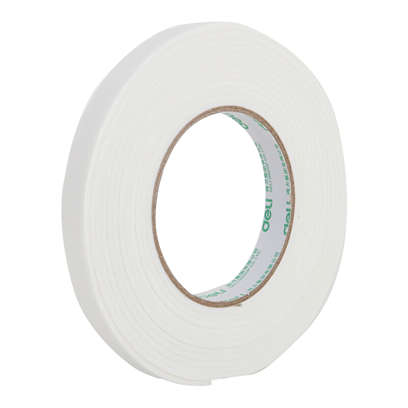 得力（deli） 30411 海綿膠泡棉雙面膠 18mm*5y 1卷裝_http://bzsa.cn/img/sp/208/d3993a2e-f0dd-4921-b680-cc2ed7335b62.jpg