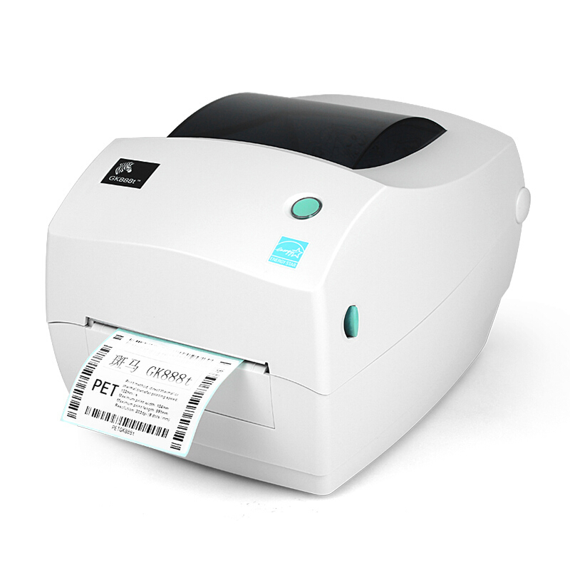 斑馬（ZEBRA） GK888T 斑馬條碼打印機(jī) 不干膠標(biāo)簽機(jī) (不含網(wǎng)卡) 