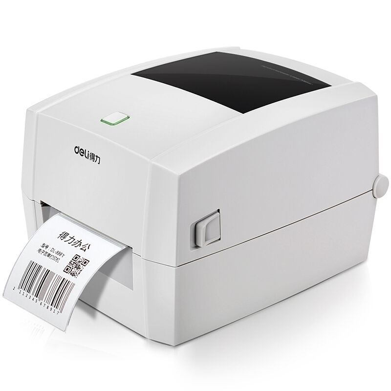 得力（deli） DL-888T 熱敏熱轉(zhuǎn)印標(biāo)簽打印機(jī) 電子面單小票不干膠條碼打印機(jī)