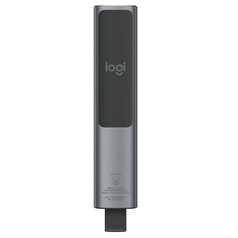 羅技（Logitech） Spotlight 無線演示器 投影筆 翻頁器 非激光筆 演示筆 演講神器 放大聚焦液晶屏可顯 (灰色) _http://bzsa.cn/img/sp/242/9a858a95-b5d5-4801-836b-42b3c7261971.jpg