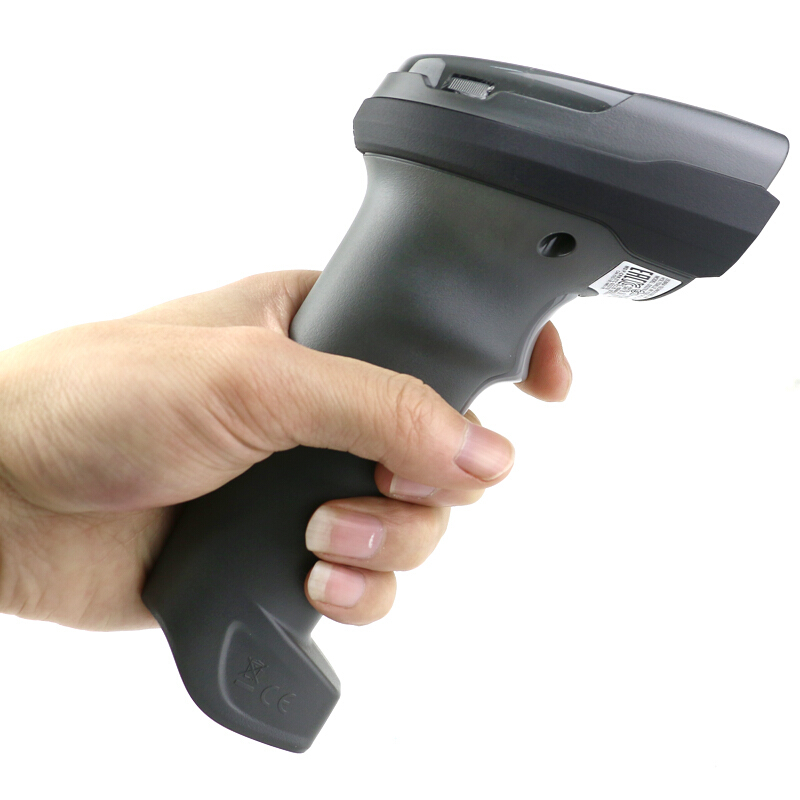 斑馬（ZEBRA） DS2208 二維碼/條碼掃描槍 微信支付寶收銀 (黑色帶架套裝) 