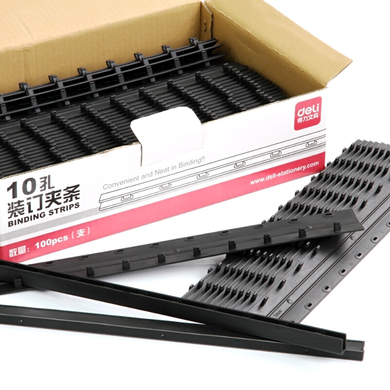 得力（deli） 3829 10孔裝訂夾條 15mm 100支/盒 可裝訂150頁(yè)（藍(lán)色）_http://bzsa.cn/img/sp/254/4e4bac46-3411-4a84-96b3-7d097d05aecb.jpg