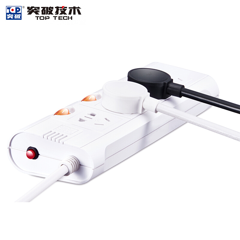 突破（TOP） TZ-D4K4 新國標(biāo)帶兒童保護(hù)門插座接線板智能過載自動斷電分控獨(dú)立開關(guān)4孔3米 3米線長_http://bzsa.cn/img/sp/2541/732e8ece-4622-48e6-9945-202f1331f7f5.jpg