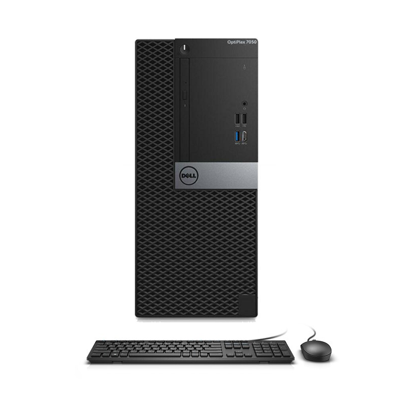 戴爾（DELL） 7050MT I7-7700四核 企業(yè)商用辦公臺(tái)式電腦（4G/1T/2G）