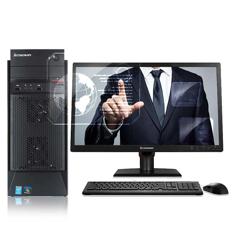 聯想（Lenovo） M4600 辦公臺式電腦整機（CORE i3-6100）4G內存 500G硬盤/21.5英寸