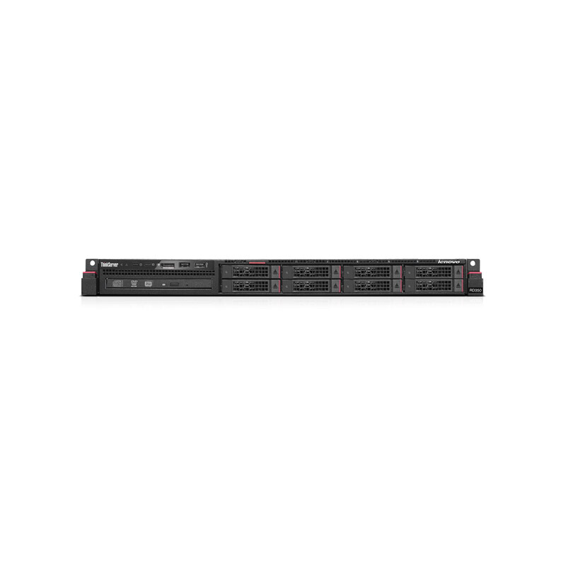 聯(lián)想（ThinkServer） RD350（E5-2609V4） 2路1U機架式服務(wù)器主機 8GB/300G固態(tài)/DVD