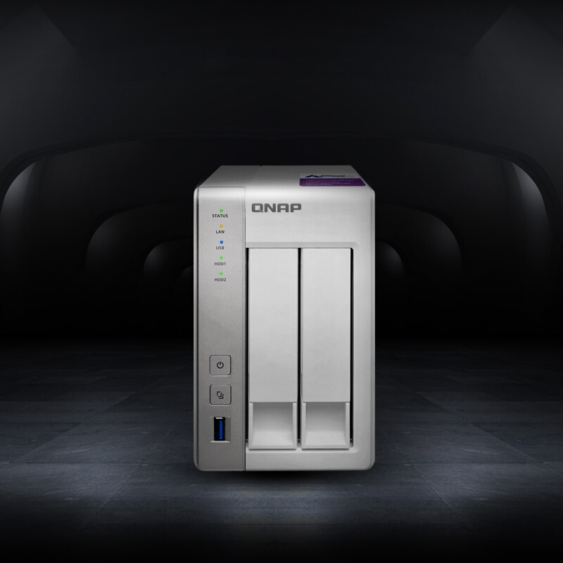 威聯(lián)通（QNAP） TS-231P 1G 內(nèi)存 2盤位NAS網(wǎng)絡(luò)存儲器 雙核1.7GHz處理器 2個網(wǎng)絡(luò)端口_http://bzsa.cn/img/sp/275/2f546102-cb90-4d6d-b737-11487f2712a1.jpg