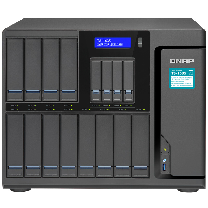 威聯(lián)通（QNAP） TS-1635-4G 十六盤位網(wǎng)絡存儲 四核處理器 內(nèi)建2個10GbE SFP+ 網(wǎng)絡端口 商用級NAS_http://bzsa.cn/img/sp/275/bffa09b9-1ba5-4ded-975c-36b1bacbefcb.jpg