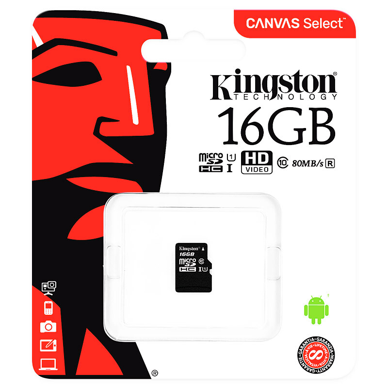 金士頓（Kingston） 內(nèi)存卡 高速行車記錄儀 TF(Micro SD) Class10 UHS-I 手機存儲卡（16GB）_http://bzsa.cn/img/sp/276/44feee2c-b72f-4069-84e5-e170a838764c.jpg