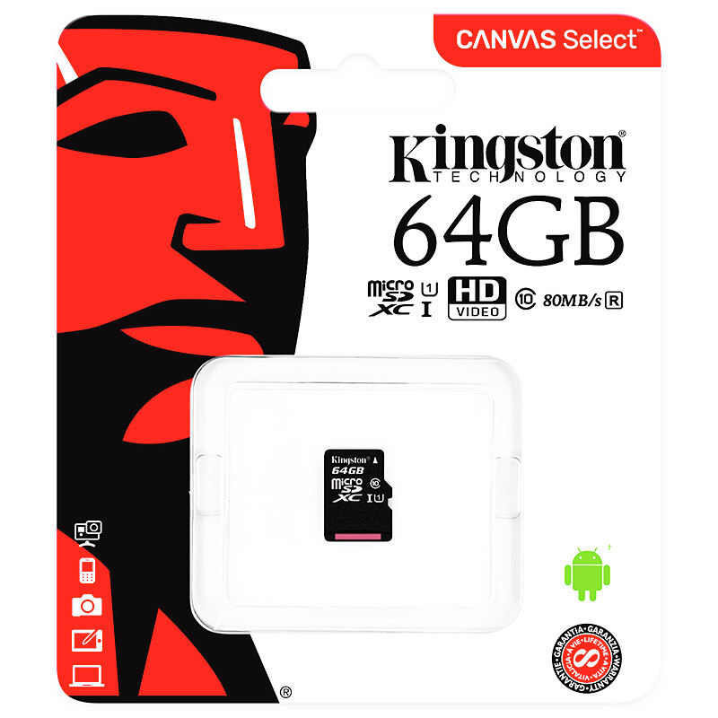 金士頓（Kingston） 內(nèi)存卡 高速行車記錄儀 TF(Micro SD) Class10 UHS-I 手機(jī)存儲(chǔ)卡（64GB）_http://bzsa.cn/img/sp/276/db11424d-876d-4124-aa0e-075bed30916d.jpg