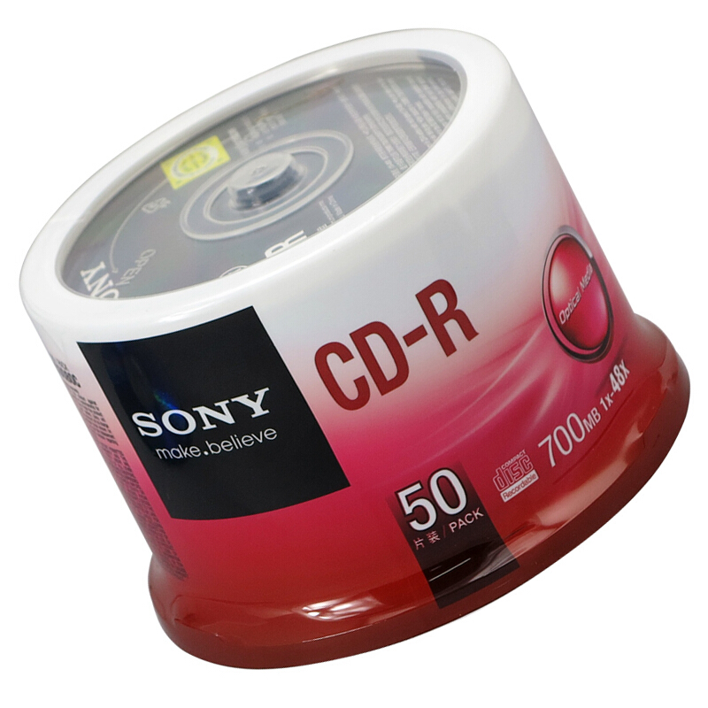 索尼（SONY） CD-R 光盤/刻錄盤 48速700MB 桶裝50片_http://bzsa.cn/img/sp/277/13b65087-6f52-4a38-8c39-870ac2c24572.jpg