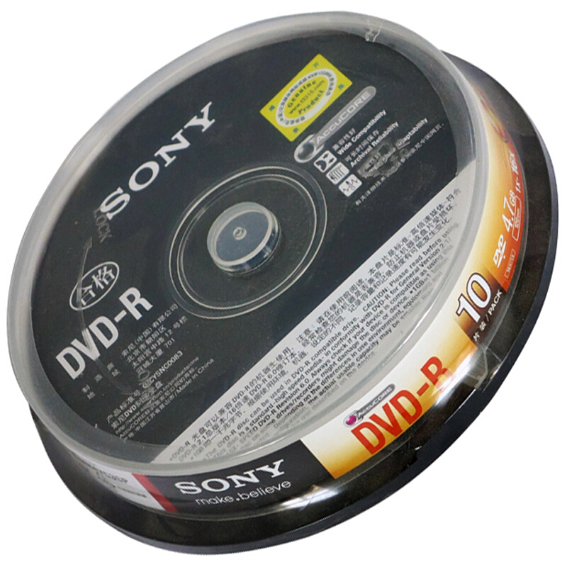索尼（SONY） DVD-R光盤/刻錄盤 16速4.7G 桶裝10片_http://bzsa.cn/img/sp/277/1da17c86-c64f-40a1-85df-0b9aba6eb2a4.jpg
