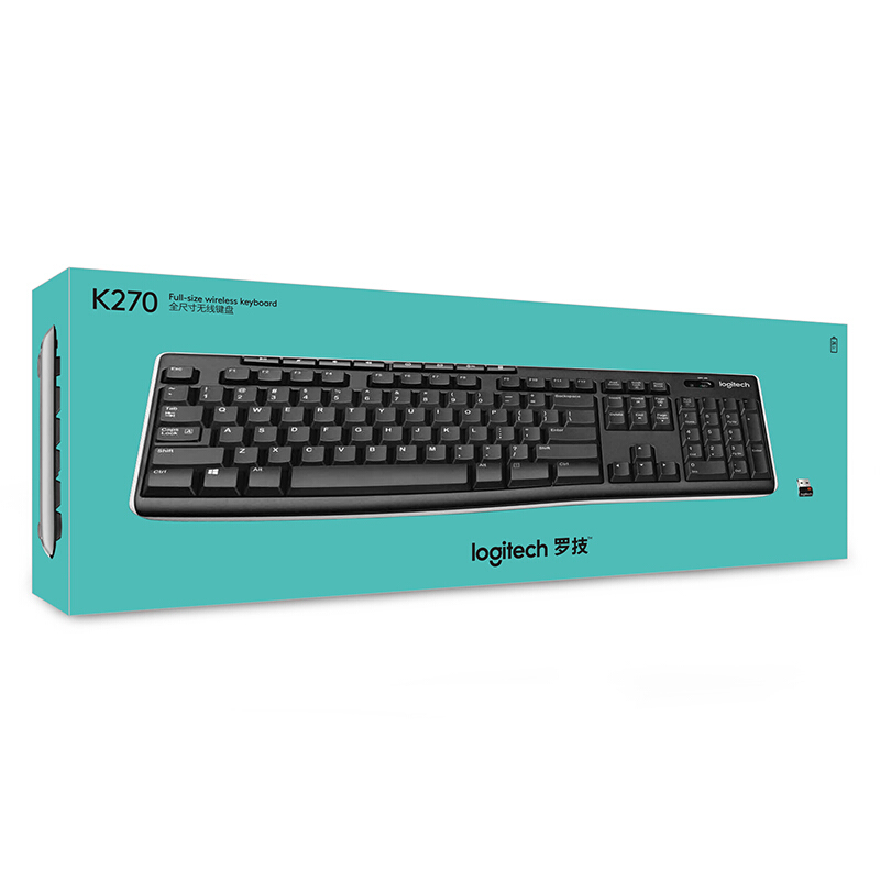 羅技（Logitech） K270 無線鍵盤（黑色）_http://bzsa.cn/img/sp/283/8275e2a2-915f-4c59-ade2-832ab94ae489.jpg