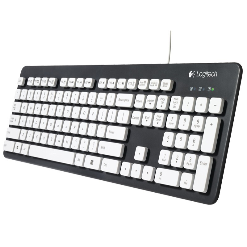 羅技（Logitech） K310 有線水洗鍵盤（白色） _http://bzsa.cn/img/sp/283/cc985b2f-7615-41b8-8e6c-57b3568e0348.jpg