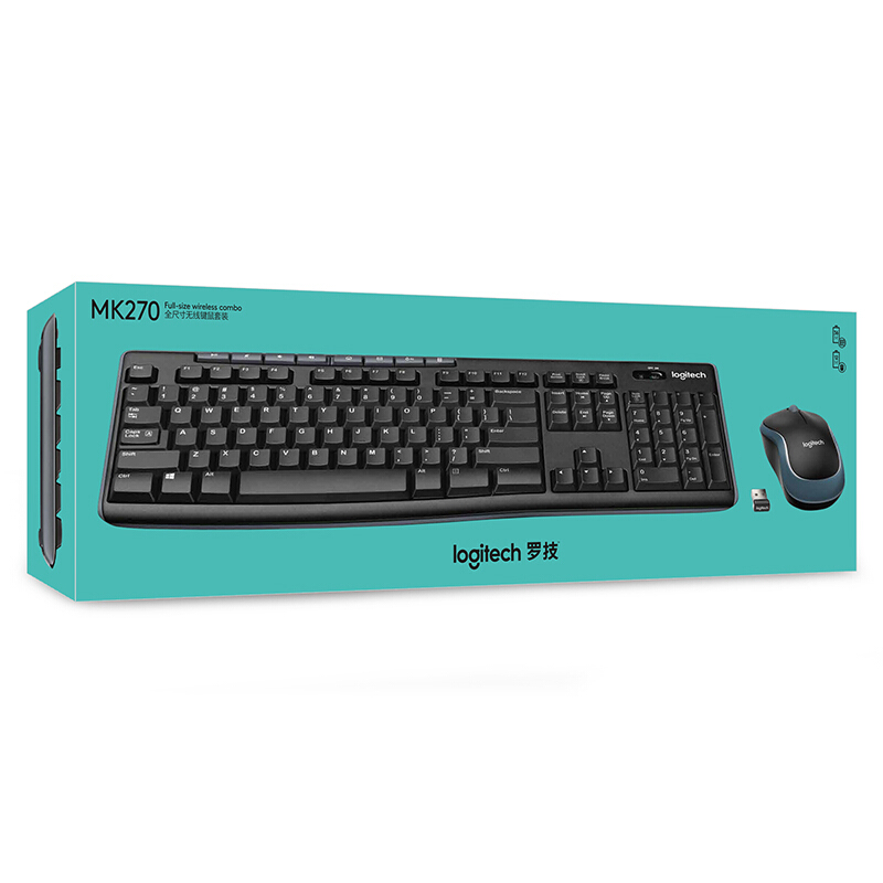 羅技（Logitech） MK270 無線鍵鼠套裝（黑色） _http://bzsa.cn/img/sp/283/d5f585c7-d171-4236-a652-2ec1fe99efad.jpg