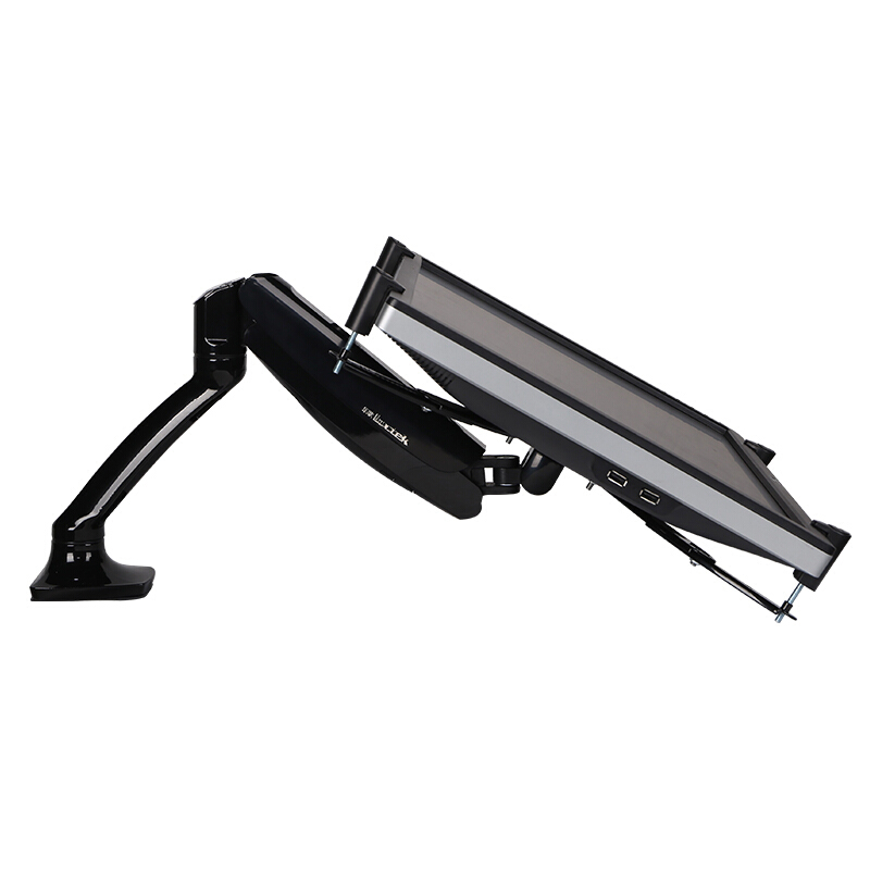 樂歌（Loctek） D5V 無孔顯示器支架 桌面旋轉(zhuǎn)升降支架臂（黑色）_http://bzsa.cn/img/sp/296/1d66a175-fe06-4f32-bf6a-50a8533ebbbf.jpg