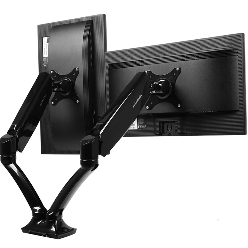 樂歌（Loctek） DLB502-D 雙屏拼接顯示器設(shè)計(jì)電腦架 桌面底座旋轉(zhuǎn)升降雙屏支架_http://bzsa.cn/img/sp/296/60d596c1-8a39-4f45-b1e8-e56520d661f8.jpg