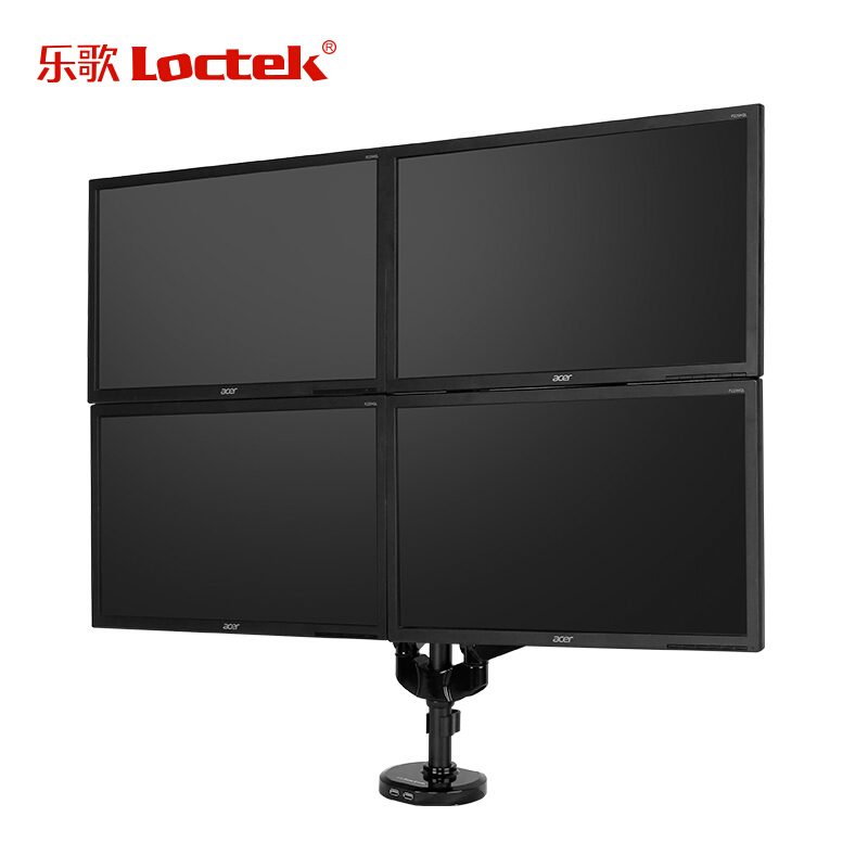 樂歌（Loctek） Q5Q 四屏顯示器支架電腦支架 旋轉升降伸縮支架_http://bzsa.cn/img/sp/296/7a1639a3-ee16-4de0-a98f-5a68d6abcc76.jpg