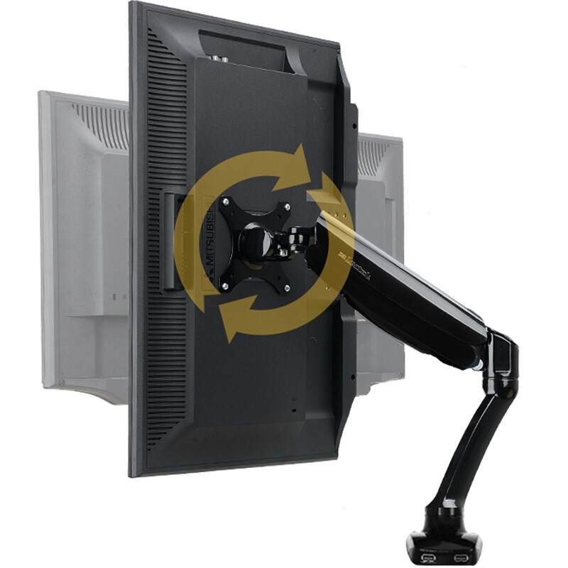 樂歌（Loctek） D5 液晶電腦顯示器支架 桌面底座旋轉(zhuǎn)升降伸縮架（黑色）_http://bzsa.cn/img/sp/296/8497ac1c-eca2-4061-88f4-56a41b88f164.jpg