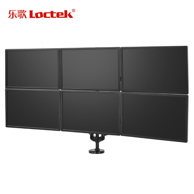 樂歌（Loctek） Q5S 六屏顯示器支架 全鋁電腦支架 旋轉伸縮支架_http://bzsa.cn/img/sp/296/b5185c57-427a-4115-8d21-9aa296a2dd45.jpg