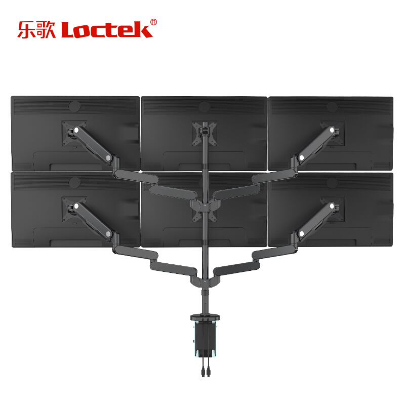 樂歌（Loctek） Q5S 六屏顯示器支架 全鋁電腦支架 旋轉伸縮支架_http://bzsa.cn/img/sp/296/c67106d9-5978-4e36-911e-9035d64208af.jpg