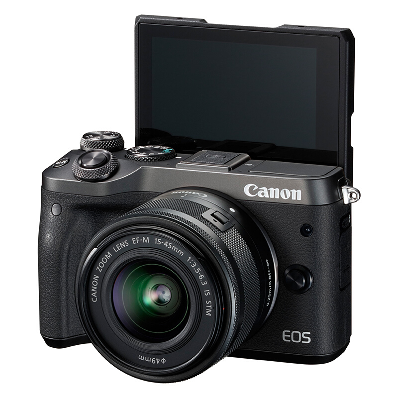佳能（Canon） EOS M6 可換鏡微單照相機(jī)（15-45鏡頭黑色套機(jī)）_http://bzsa.cn/img/sp/307/ae7b8a90-7c8f-40f9-8127-c3bd657fc125.jpg