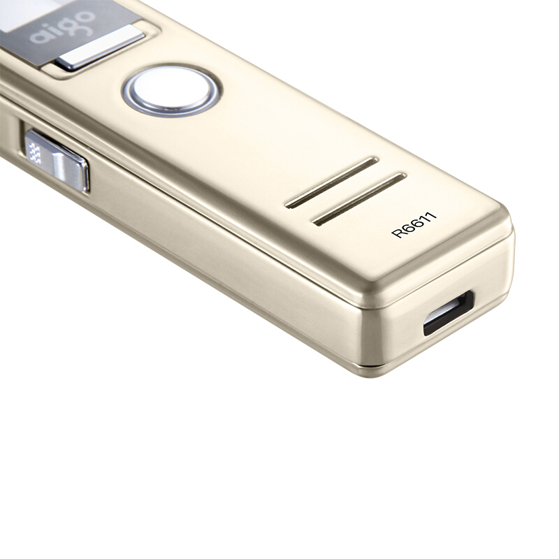 愛國者（aigo） R6611 錄音筆 專業(yè)微型 高清遠距降噪 MP3播放器 學習/會議采訪取證錄音 （香檳金8G）_http://bzsa.cn/img/sp/309/cd62b23c-a13f-4377-88a4-5453ee787252.jpg